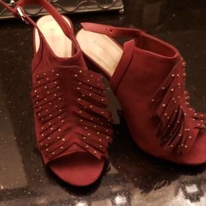 NEW Fringelica Heel - Peep Toe